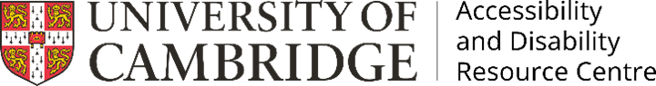 Cambridge University Accessibility and Disability Resource Centre Logo
